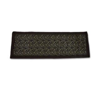 Happy Sleeping Eco Friendly Korai River Grass Foldable Cushion Mat, (2X6ft) with Brown Fabric.